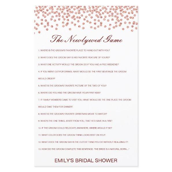Editable The Newlywed Game, Who Knows Couple