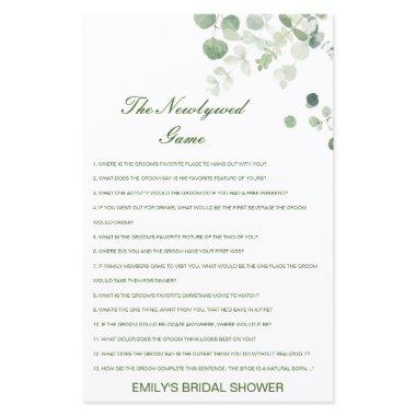 Editable The Newlywed Game, Who Knows Couple