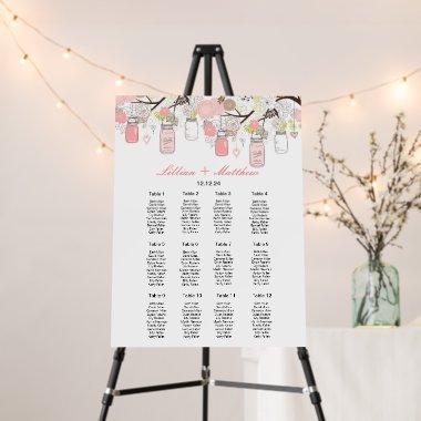 Editable Wedding Seating Chart Poster