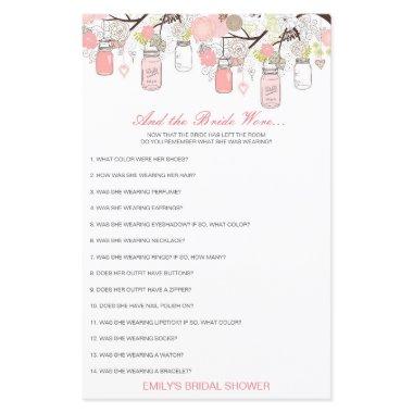 Editable What is the Bride Wearing Bridal Shower