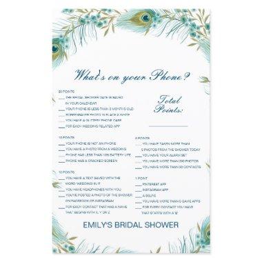 Editable What's on your Phone Bridal Shower Game