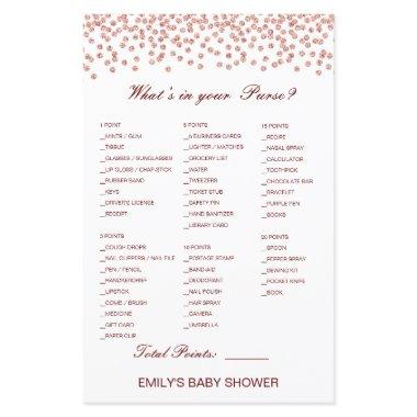 Editable What's on your Purse Bridal, Baby Shower