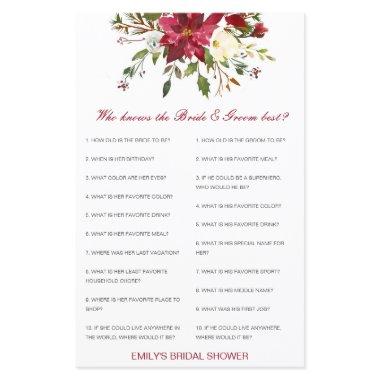 Editable Who Knows Bride and Groom Best Invitations