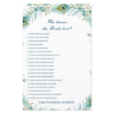 Editable Who Knows Bride Best  Game