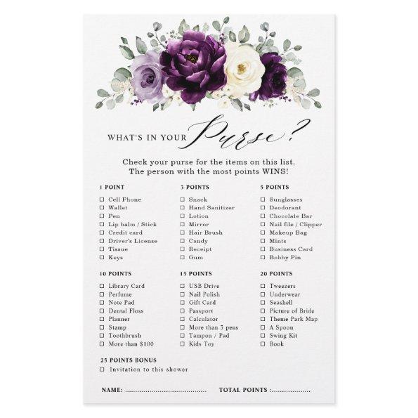 Eggplant Purple Plum Ivory Boho  Game