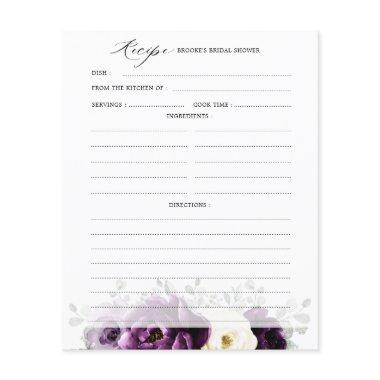 Eggplant Purple Plum Ivory  Recipe