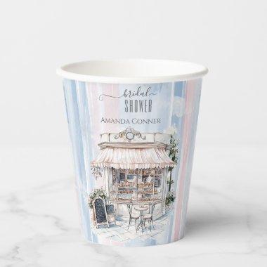 Elegance French Cafe  Paper Cups