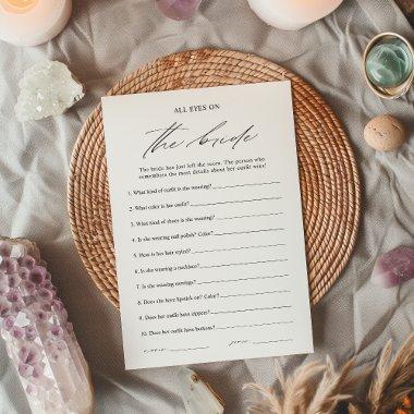 Elegant All Eyes On The Bride  Game