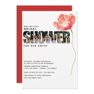 Elegant and Modern Poppy Red