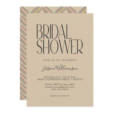 Elegant Art Deco Beige Black Text