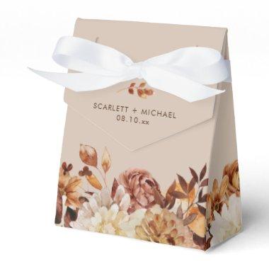 Elegant Autumn Wedding Favor Boxes