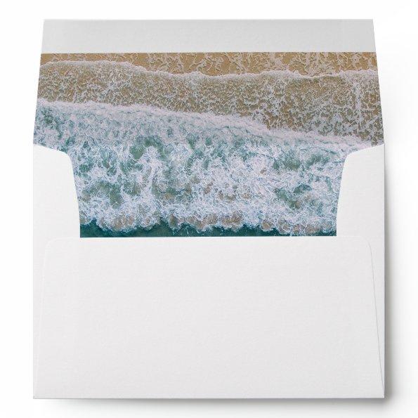 Elegant Beach Ocean Envelope