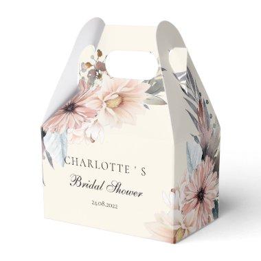 Elegant, Beige & Pastel Boho Bridal Shower Favor Boxes