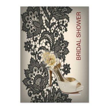 elegant black Lace beige vintage
