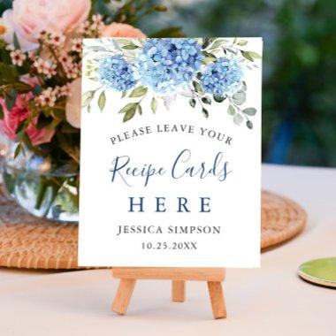Elegant Blue Hydrangea Recipe   Poster