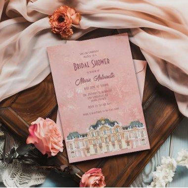 Elegant Blush Damask Rococo