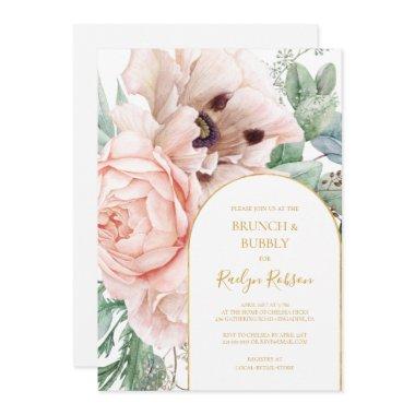 Elegant Blush Floral Garden | Brunch and Bubbly