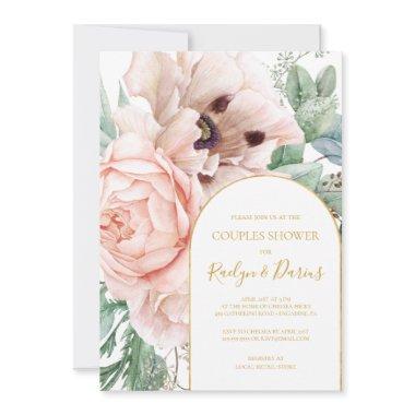 Elegant Blush Floral Garden | Couples Shower