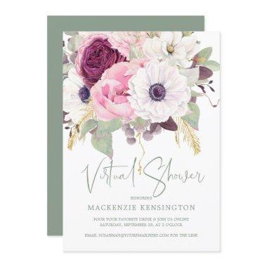 Elegant Blush Floral Virtual