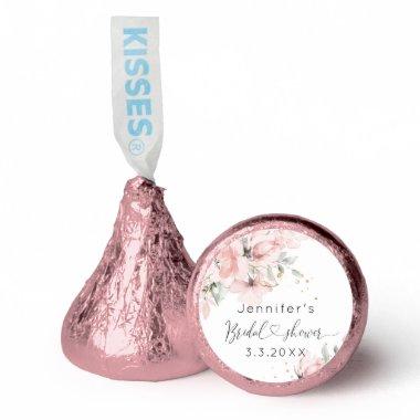 Elegant Blush pink floral bridal shower Hershey®'s Kisses®
