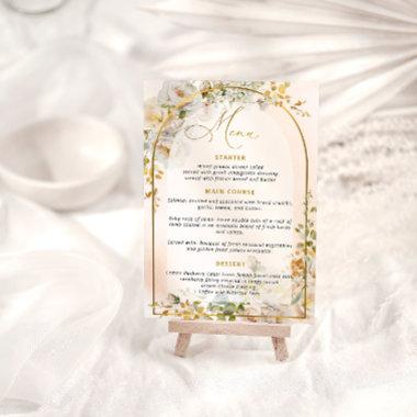 Elegant Blush Pink Roses  Menu