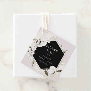 Elegant Bohemian Floral Favor Tags