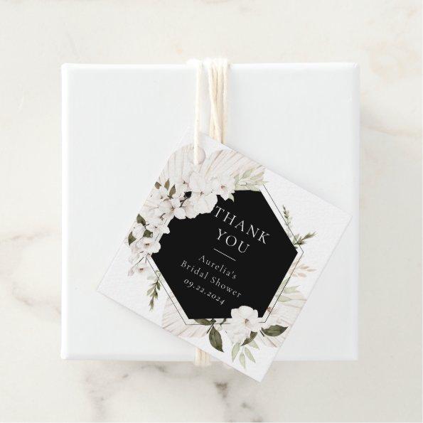 Elegant Bohemian Floral Favor Tags