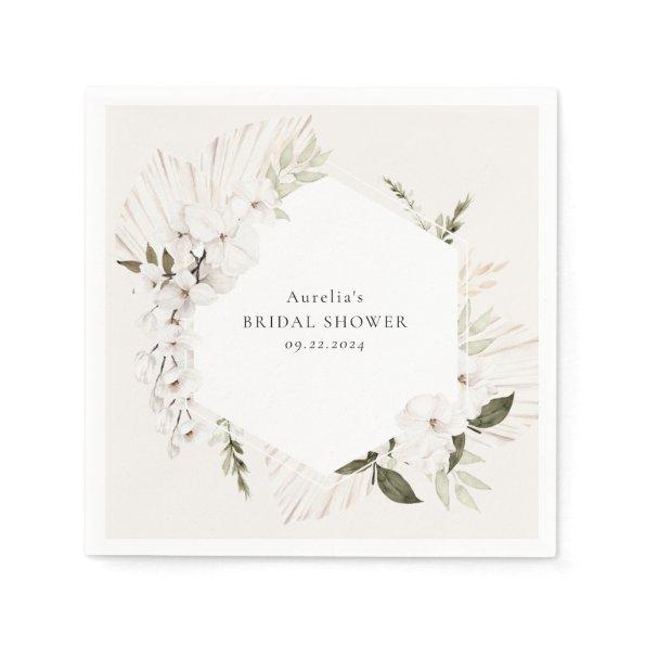 Elegant Bohemian Floral Napkins