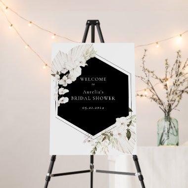 Elegant Bohemian Floral Welcome Foam Board