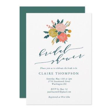 Elegant Boho Floral Art Simple