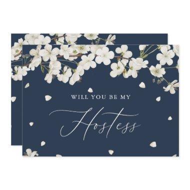 Elegant Boho Floral, Will you be my Hostess?