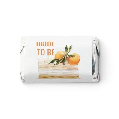 Elegant Boho Orange Green Fruit Cake  Hershey's Miniatures