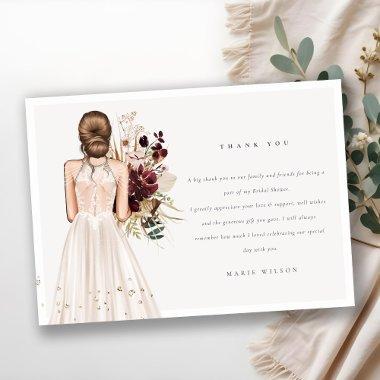 Elegant Boho White Wedding Gown  Thank You