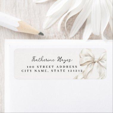 Elegant Bow  Return Address Label