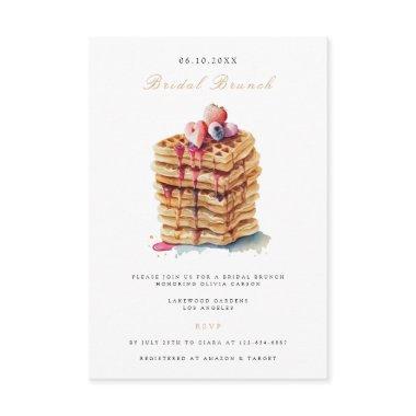 Elegant Bridal Brunch Bridal Shower Invitations