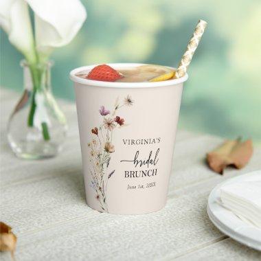 Elegant Bridal Brunch Paper Cup