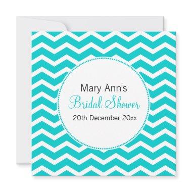 Elegant  Blue Chevron Pattern