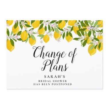 Elegant  Change of Plans Lemons