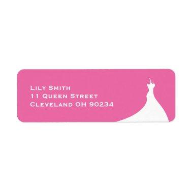 Elegant  fuchsia Label