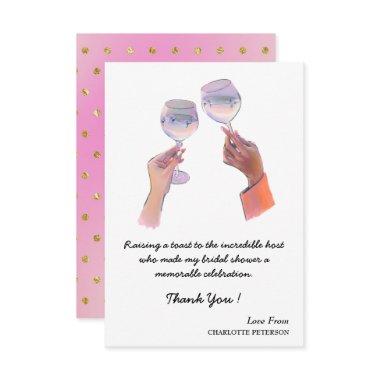 Elegant  Host Thank You Note
