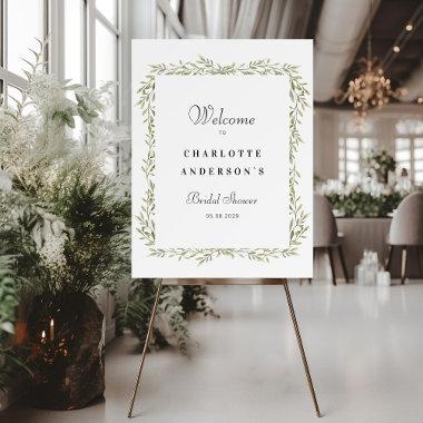 Elegant Bridal Shower Leafy Foam Board