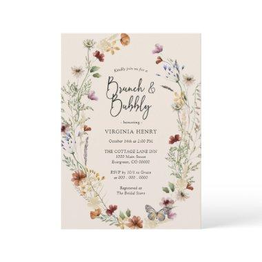 Elegant Brunch and Bubbly Invitations