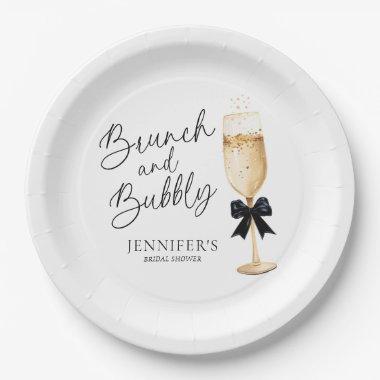 Elegant Brunch and Bubbly Paper Plates