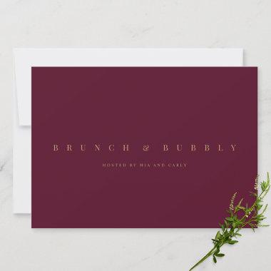Elegant Burgundy & Gold