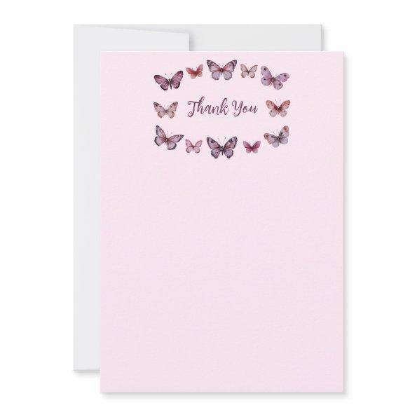 Elegant Butterflies  CUSTOM Thank You