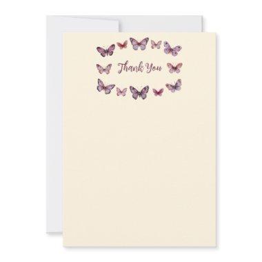 Elegant Butterflies  CUSTOM Thank You