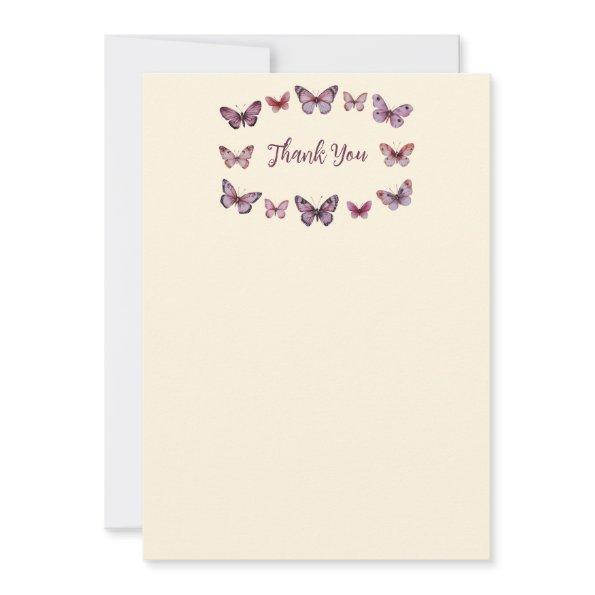 Elegant Butterflies  CUSTOM Thank You