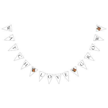 Elegant Butterfly  Bunting Flags