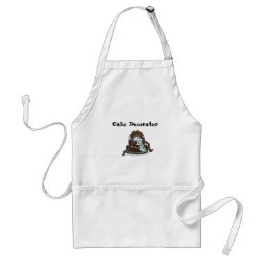 Elegant Cake Decorator Adult Apron