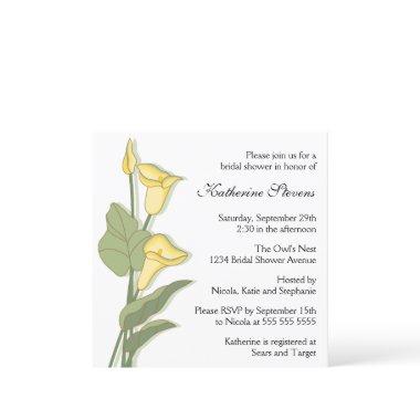 Elegant Calla Lily in Yellow